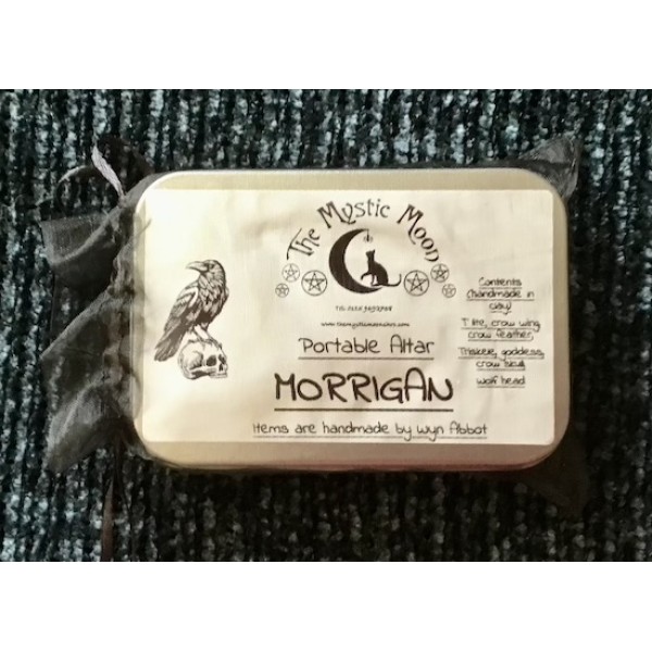 Altar in a tin Morrigan